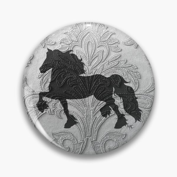 Item preview, Friesian - Black Filigree designed and sold by Maria Adriana Casas.