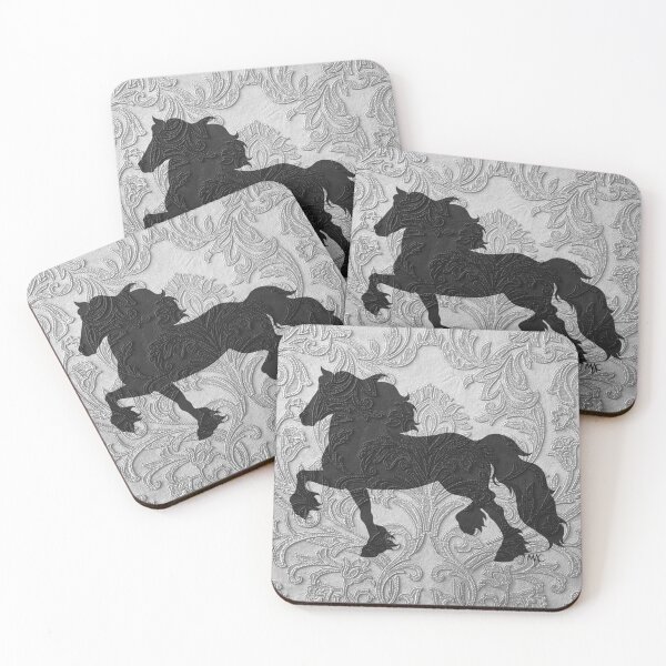 Item preview, Friesian - Black Filigree designed and sold by Maria Adriana Casas.