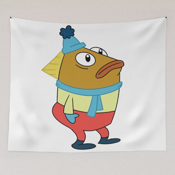 Item preview, Brown Background Fish designed and sold by shellysshop.