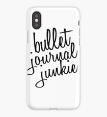 Bullet Journal Junkie iPhone Case