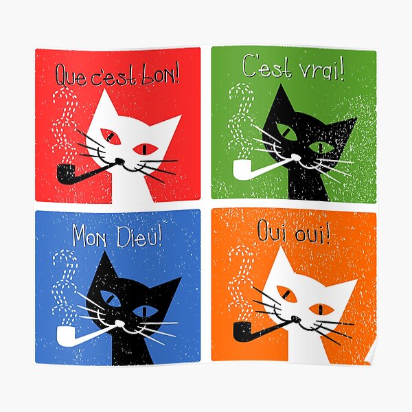 Chats Posters Redbubble