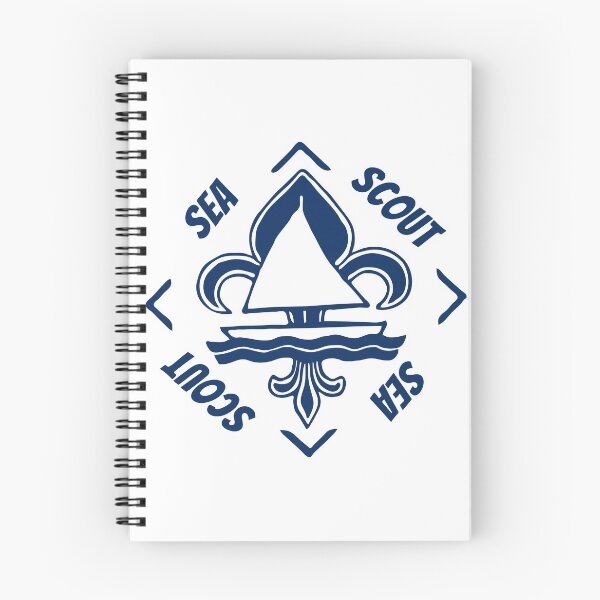 Item preview, Sea Scout - Navy Blue Vintage Logo - Sailor Boat with Heraldic Lily designed and sold by Vintage-TM.