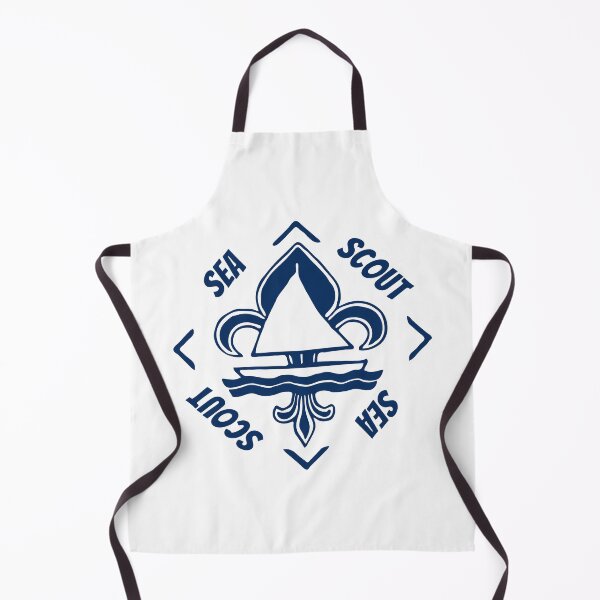 Item preview, Sea Scout - Navy Blue Vintage Logo - Sailor Boat with Heraldic Lily designed and sold by Vintage-TM.