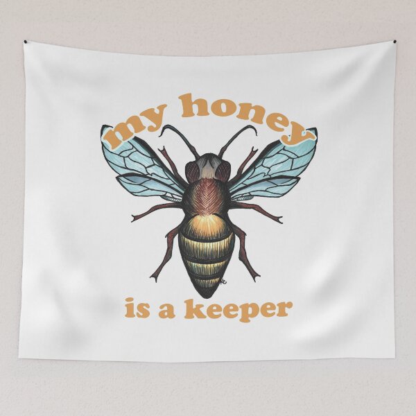 Item preview, Honey Bee - My Honey Is A Keeper designed and sold by The White Bat.