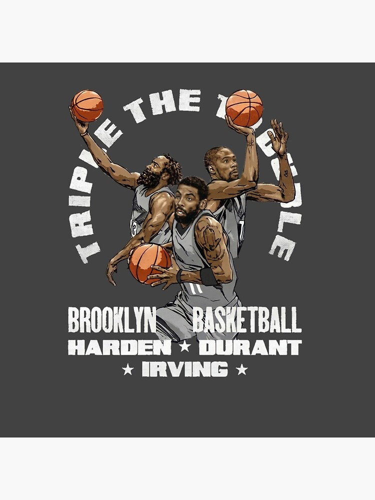 Disover Trio traboule for Brooklyn Nets Premium Matte Vertical Poster