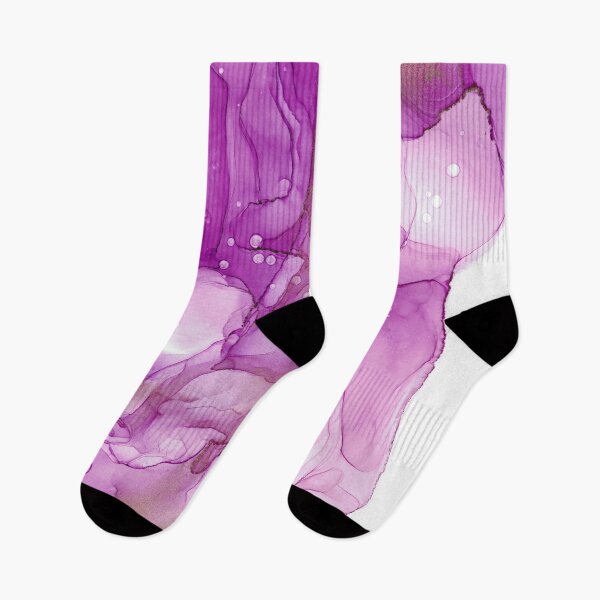 Item preview, Purple Abstract 219 Modern Alcohol Ink Painting by Herzart designed and sold by herzart.