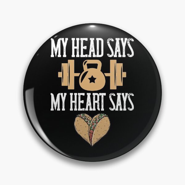 Item preview, My Heart Says Gym My Heart Says Food designed and sold by Bend-The-Trendd.