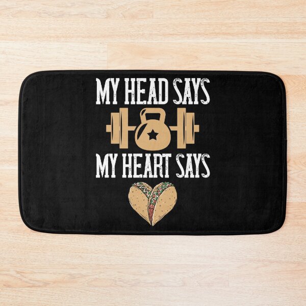Item preview, My Heart Says Gym My Heart Says Food designed and sold by Bend-The-Trendd.