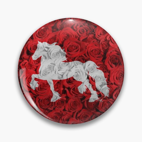 Item preview, Friesian - White Roses designed and sold by Maria Adriana Casas.