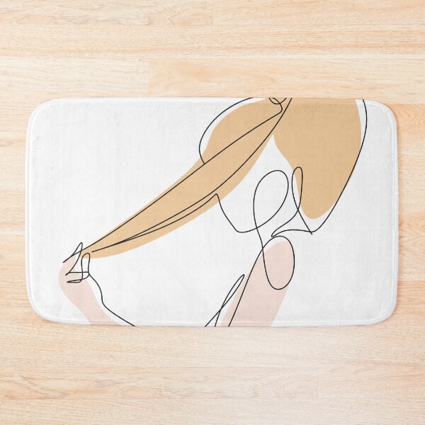 Item preview, Woman In Hat.  Woman Face Print.  Minimal Art Female  designed and sold by OneLinePrint.