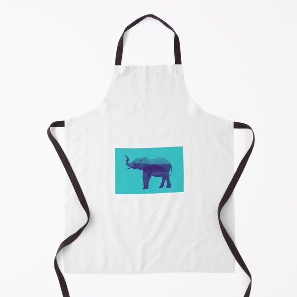 Item preview, Blue Double Exposure Elephant designed and sold by Kerrino.