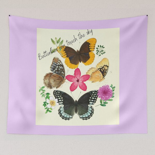 Item preview, Butterflies Can Touch The Sky Design designed and sold by EarthArtDesigns.
