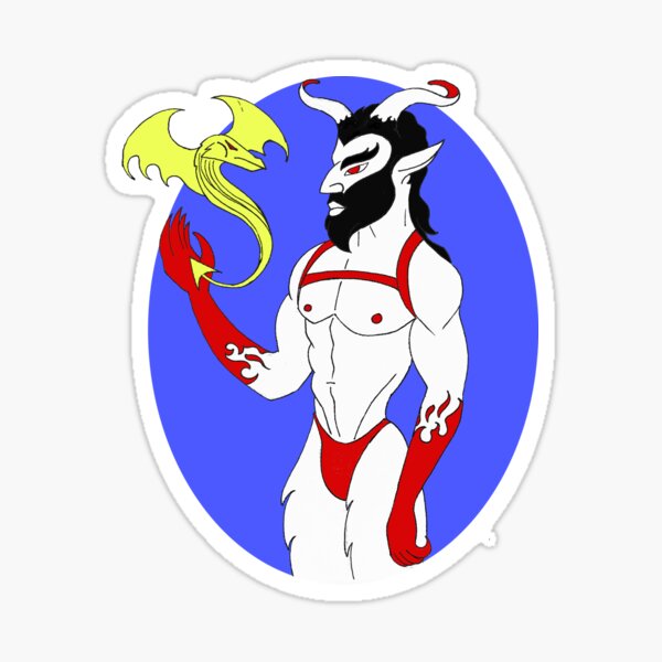 Buey y Dragon Pegatina