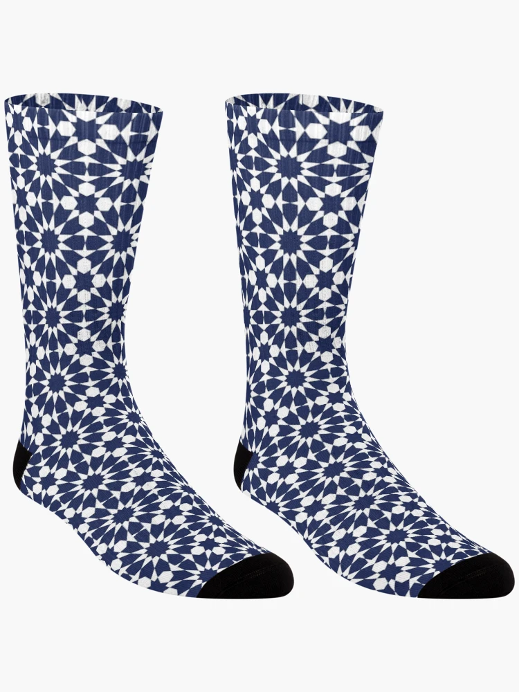Thumbnail 3 of 5, Socks, Geometric Islamic Pattern designed and sold by NeteDesign.