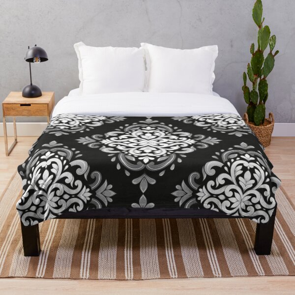 Item preview, Elegant beauty. Black and white damask decorative pattern. Design #190221. designed and sold by Annartlab.