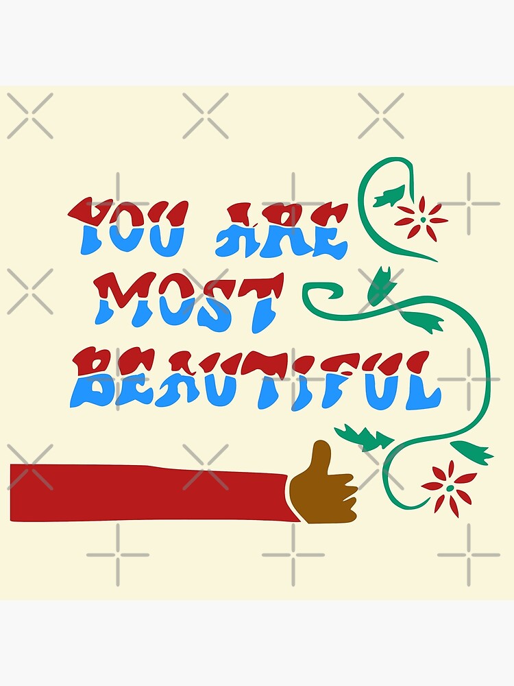 "You Are Most Beautiful Park Wall Art" Poster by craftdesignsj9