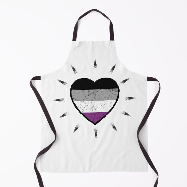 Item preview, Asexual heart beats for diversity and pride | LGBTQ designed and sold by Petra Becker.