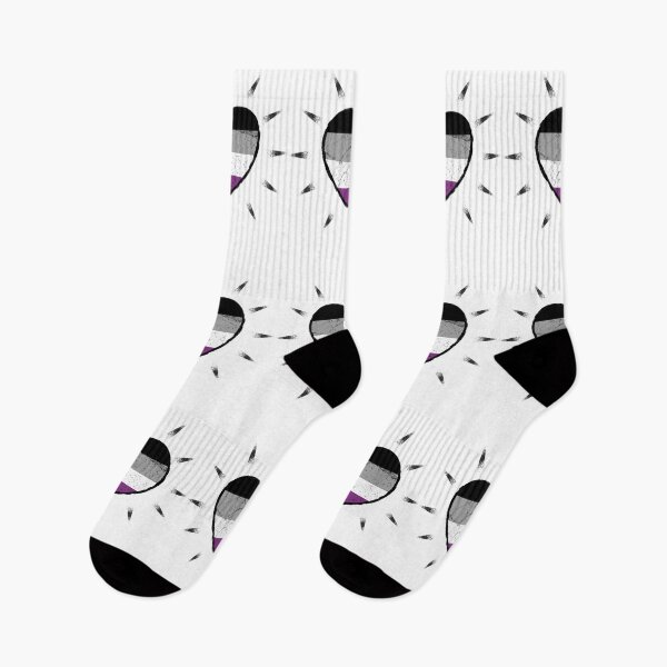 Item preview, Asexual heart beats for diversity and pride | LGBTQ designed and sold by Petra Becker.