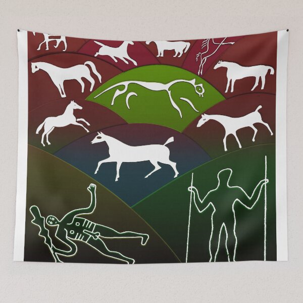 Item preview, CHALK HILLS WHITE HORSES and MAN designed and sold by Neil Finnemore.