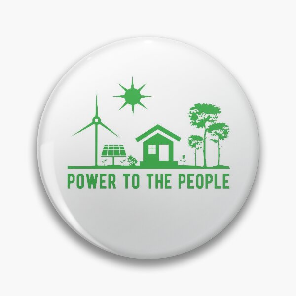 Artikelvorschau, Power to the People - Sonnenwind, grüne Energie entworfen und verkauft von goodtogotees.
