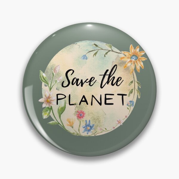 Item preview,  Save the planet flowers theme designed and sold by Shir-designs.