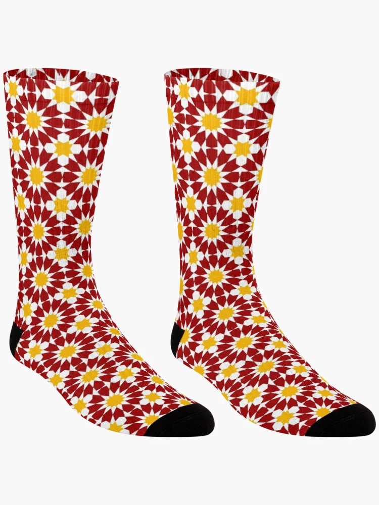 Thumbnail 3 of 5, Socks, Geometric Islamic Pattern designed and sold by NeteDesign.
