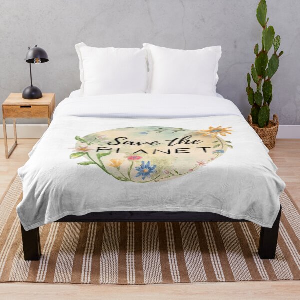 Item preview,  Save the planet flowers theme designed and sold by Shir-designs.