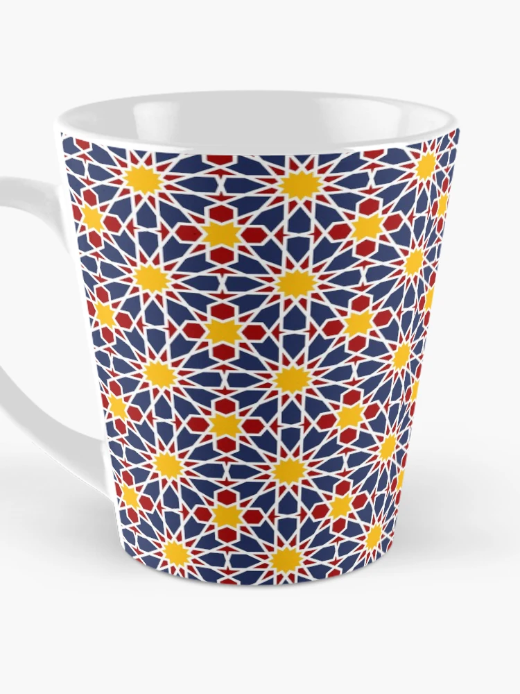 Thumbnail 3 of 4, Coffee Mug, Geometric Islamic Pattern designed and sold by NeteDesign.