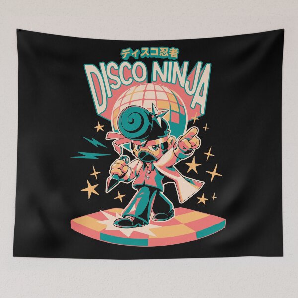 Item preview, Disco Ninja designed and sold by Ilustrata®.