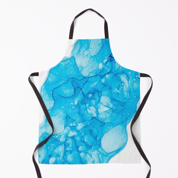 Item preview, Turquoise Abstsact 21921 Modern Alcohol Ink Painting by Herzart designed and sold by herzart.