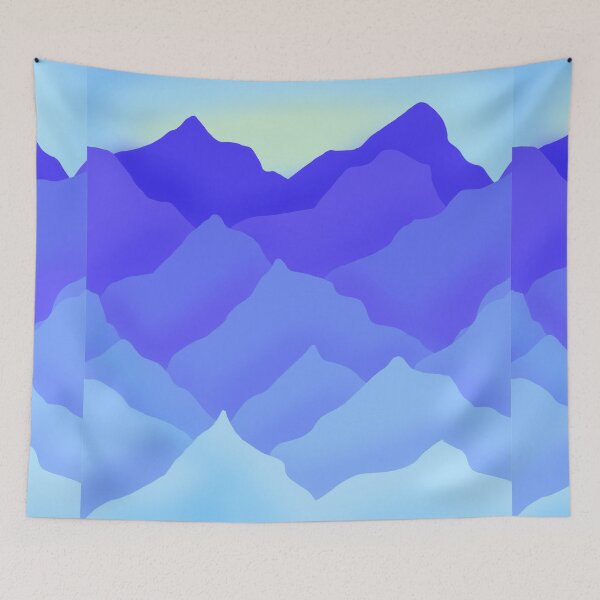 Item preview, Blue mountain range  designed and sold by DinellaElise.