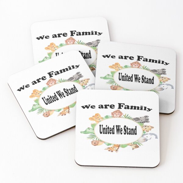 Item preview, We are Family United We Stand, Animal Lovers Animals are Man's Best Friends designed and sold by NadeenInspires.