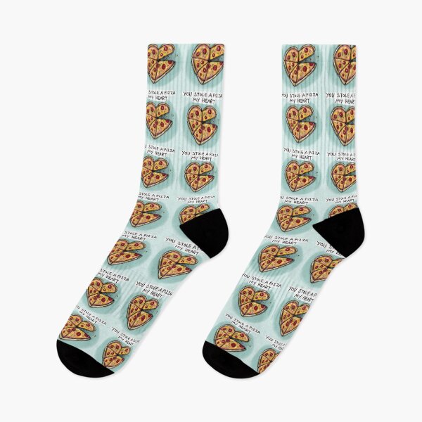 Item preview, You Stole a Pizza My Heart: daily doodle design  designed and sold by Hannah's  Doodles.