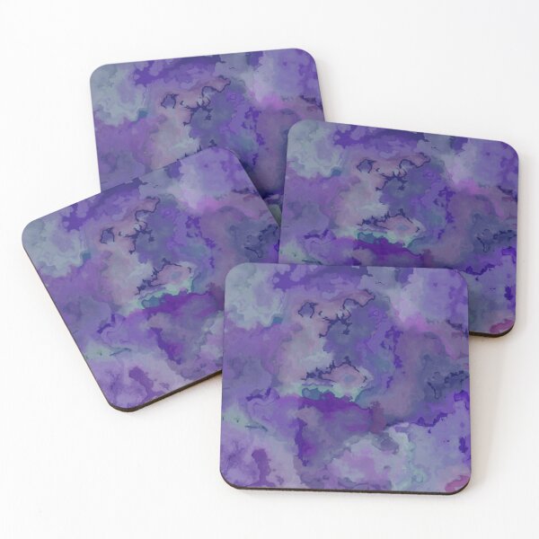 Item preview, blue purple marble abstraction designed and sold by wiwiart.