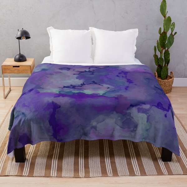 Item preview, blue purple marble abstraction designed and sold by wiwiart.