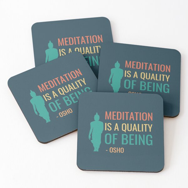 Item preview, Buddha Art with Osho Quote designed and sold by RetComly.