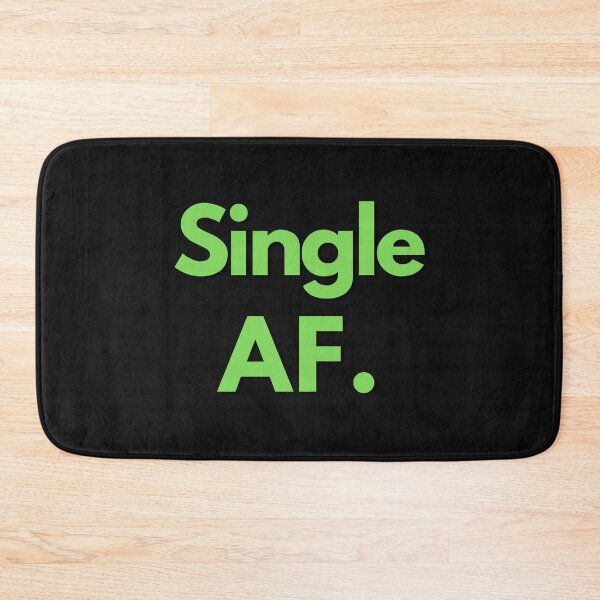 Item preview, Single AF Green Text Sarcastic Valentine's Day Design For Single Person designed and sold by LGbubble.