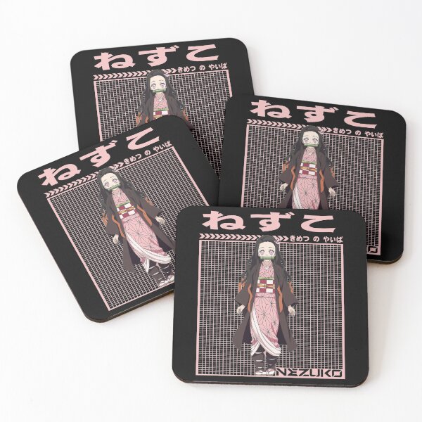 DEMON SLAYER NEZUKO Coasters (Set of 4)