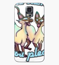 Funda/vinilo para Samsung Galaxy Gatos siameses