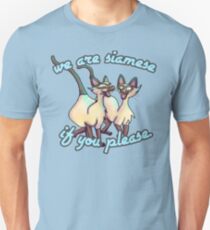 Siamese Cats Unisex T-Shirt
