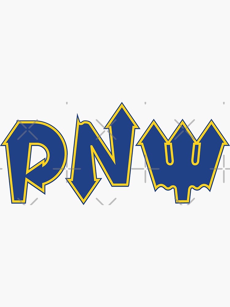 Thumbnail 3 of 3, Sticker, Retro PNW Pacific Northwest designed and sold by HandEyeStudio.