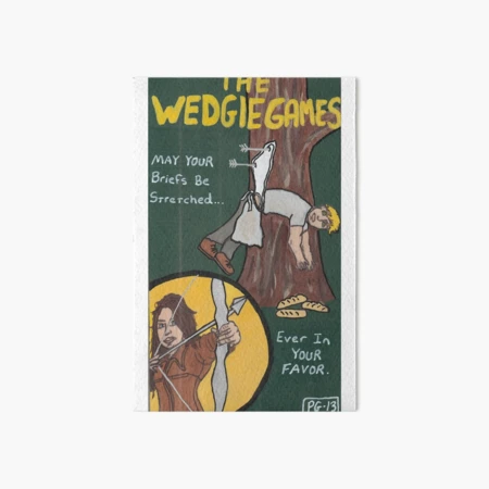 Wedgie Games Tighty Whities Original Hand Painted Design Art Board Print  for Sale by CoolPossumStore