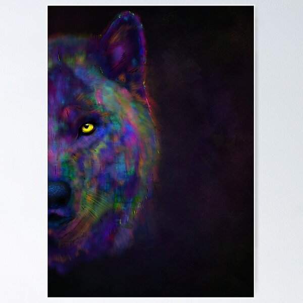 Item preview, Wolf print designed and sold by artof-shane.
