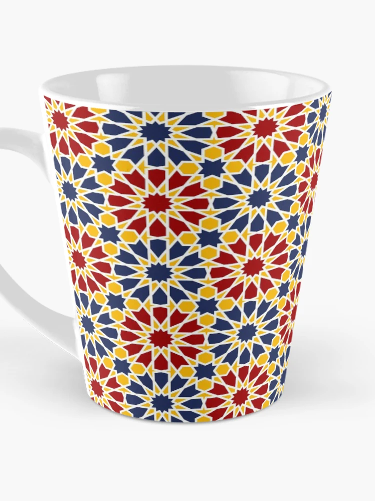 Thumbnail 3 of 4, Coffee Mug, Geometric Islamic Pattern designed and sold by NeteDesign.