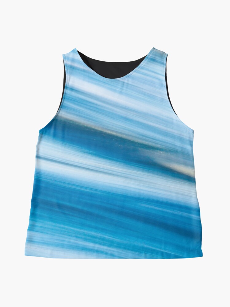 Alternate view of Abstract Paint with a Tendency to Blue Sleeveless Top