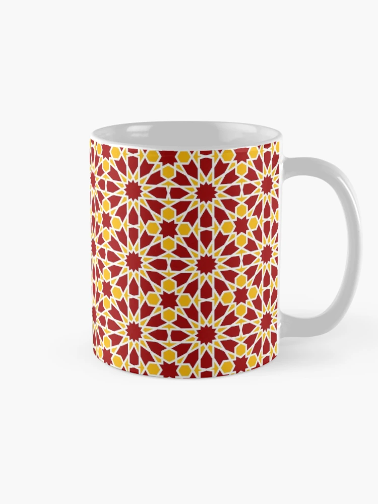 Thumbnail 3 of 6, Coffee Mug, Geometric Islamic Pattern designed and sold by NeteDesign.