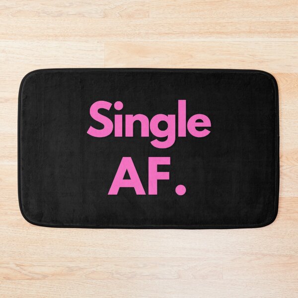 Item preview, Single AF Pink Text Sarcastic Valentine's Day Design For Single Person designed and sold by LGbubble.