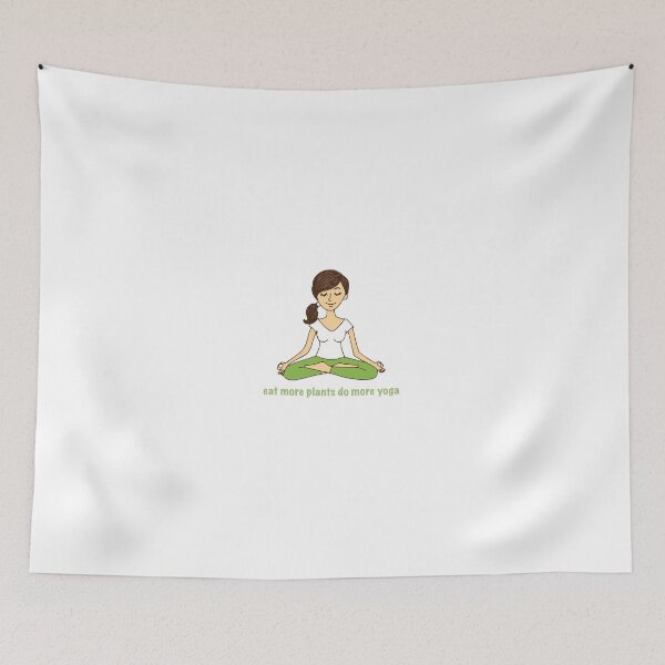Item preview, Eat more Plants do more yoga shirt funny yoga shirt Yoga gift designed and sold by Yobeli.