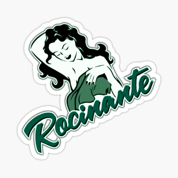 La conception verte de l'Expanse Rocinante Sticker
