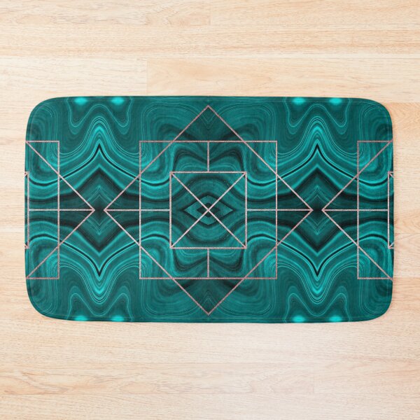 Item preview, Elegant Teal Green And Rosegold Marble Design designed and sold by artsandsoul.
